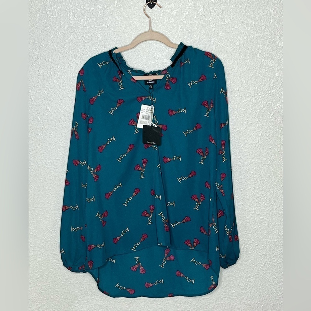 NWT Bobeau Green Top Sz XL